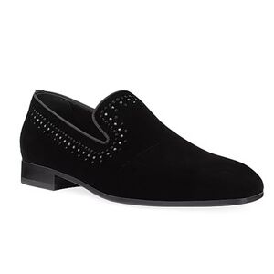 Stuart Weitzman   Premiere Party Velvet Loafers